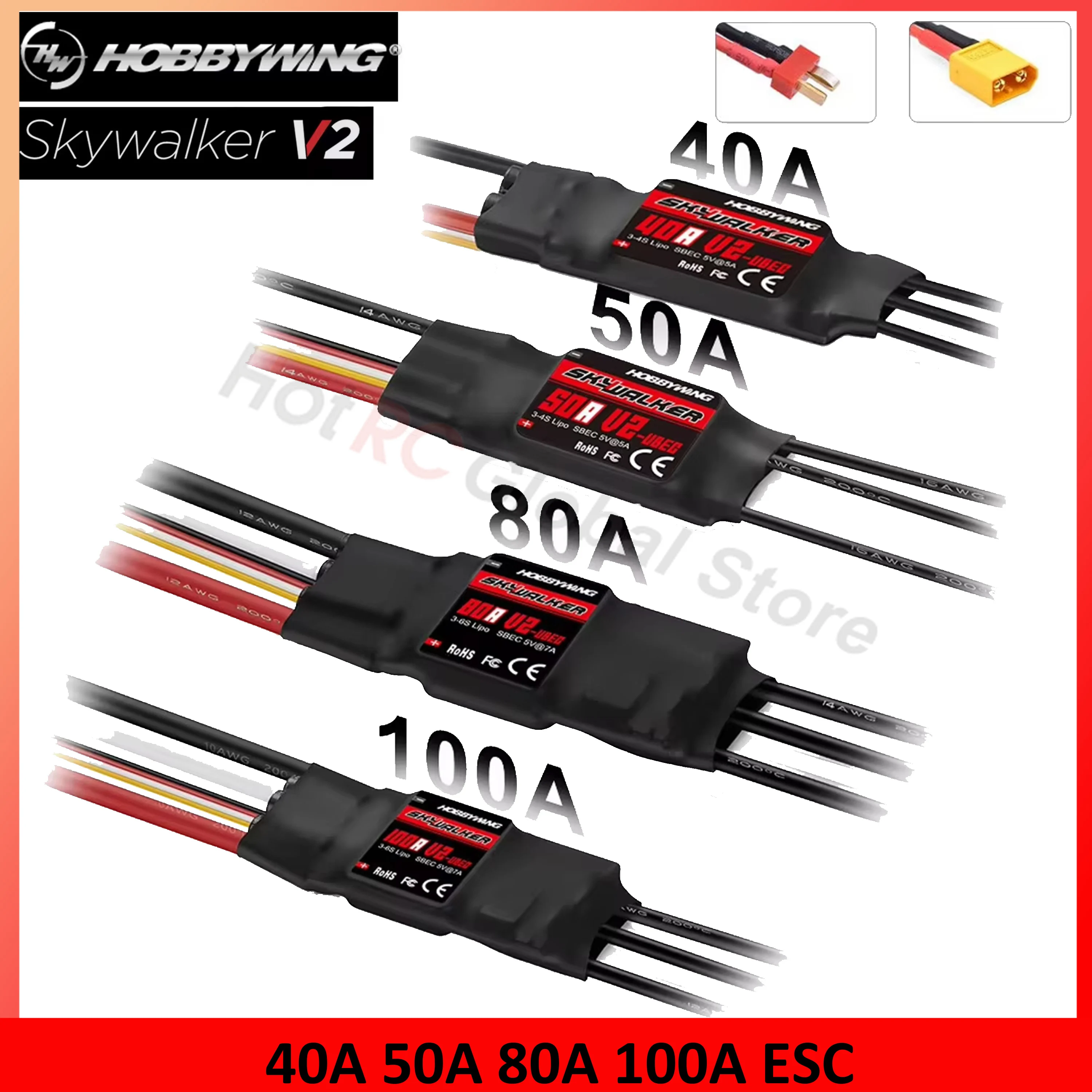 HOBBYWING Skywalker V2 Series  - Rc Plane Hobby Zone ulasan dan harga